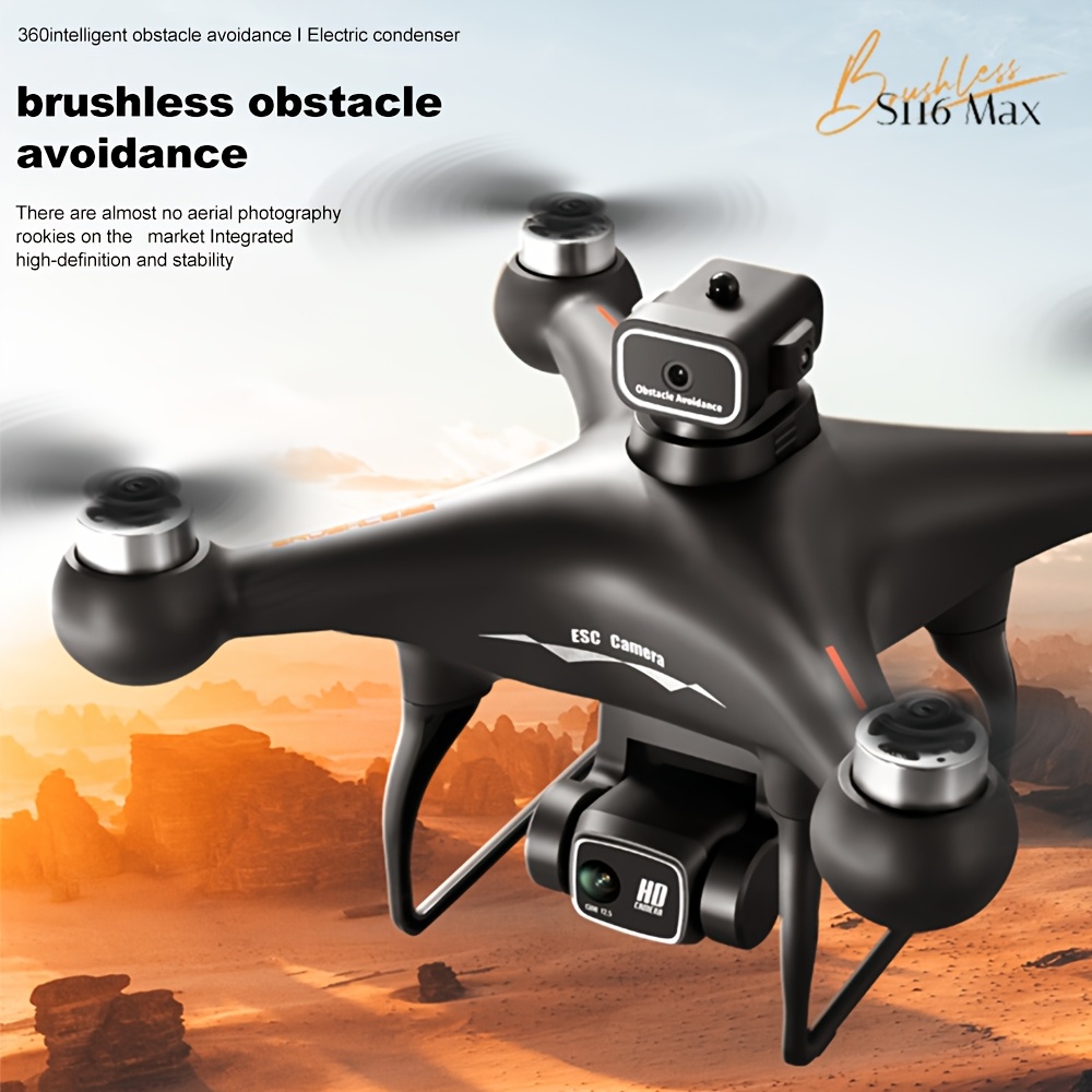 S116 MAX Brushless Optical Flow Drone with Dual Cameras, Headless Mode, 360° Obstacle Avoidance, WIFI FPV, Phone App Control And 4-Side Obstacle Avoidance for Effortless Aerial Photography for Halloween & Christmas Gifts - Image 7