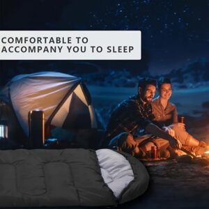 6-Color Options, 1-Person Camouflage Envelope Sleeping Bag - Insulated Zipper Closure, Compact & Lightweight Design for Outdoor Camping Enthusiasts, Cold Weather Protection with Durable Synthetic Fabric