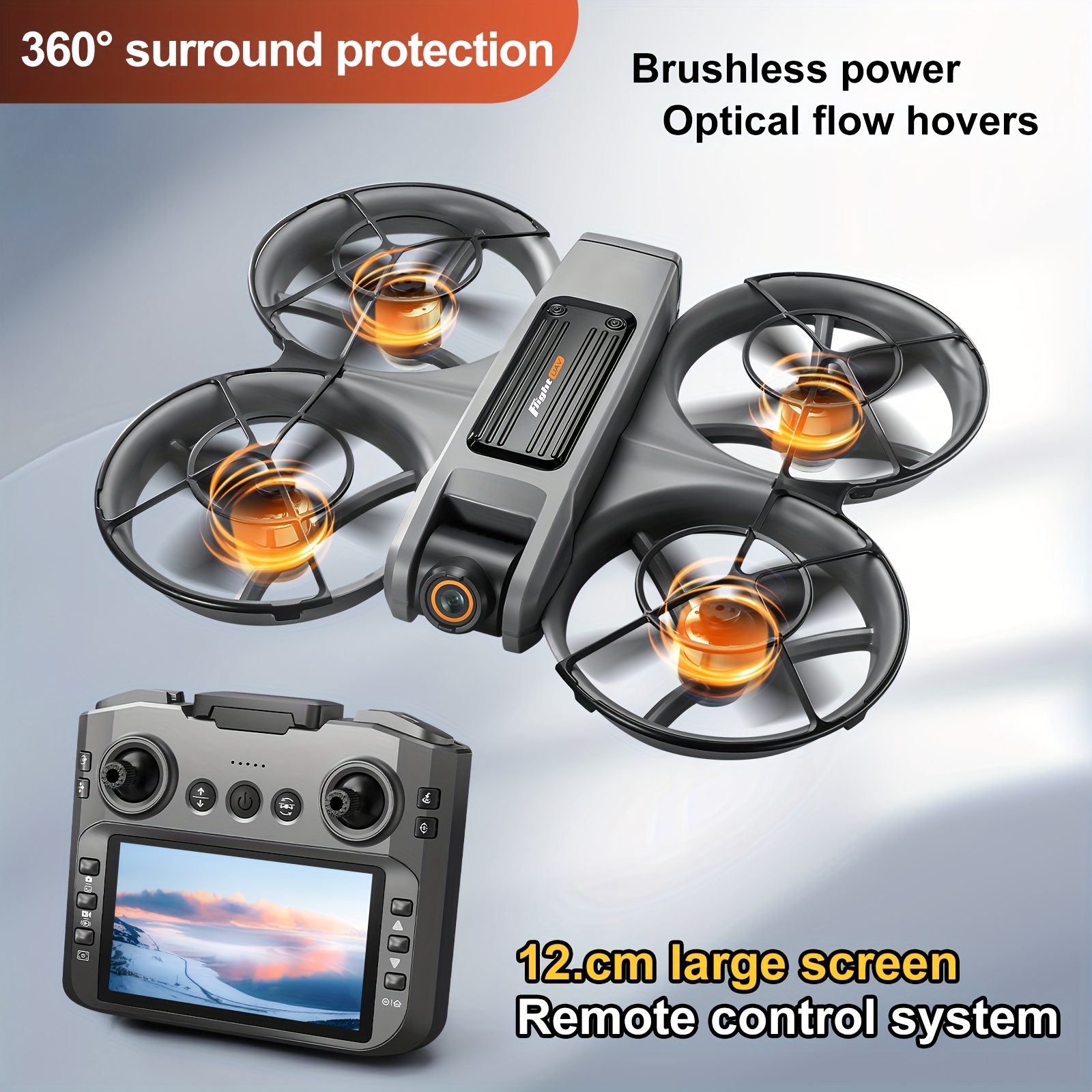 S156 Long-Endurance GPS Drone With Dual Cameras, Brushless Motor, Quad Obstacle Avoidance, Optical Flow Positioning, LCD Remote Controller, Battery/USB Powered -Perfect Gift For Halloween