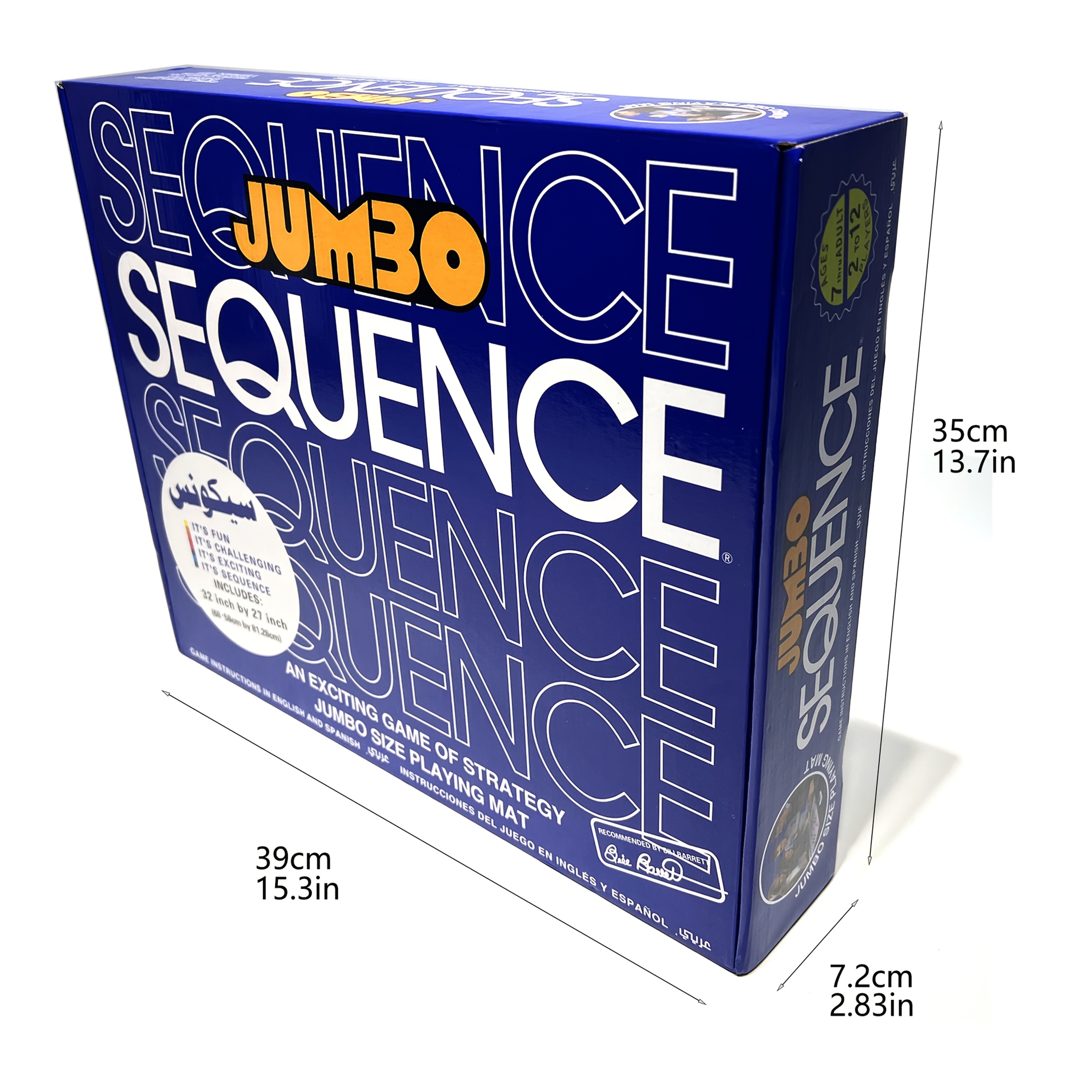 Classic Sequence Board Game - New Edition, Family-Friendly Card Game for Ages 14 and Up, Plastic and Paper Materials, No Electricity Required, Featherless, Perfect for Parties and Social Gatherings - Image 5