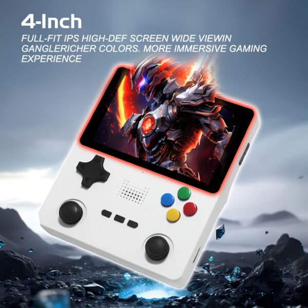 R39S Handheld Retro Game Console - 4.0 Inch IPS Screen, 7-Hour Work Time, Powerful & Flexible System with USB/Rechargeable Lithium Battery, Multiple Game Options for PC, PSP Style Gaming Console, Gaming Accessories, Playful Design, Durable Construction - Image 10