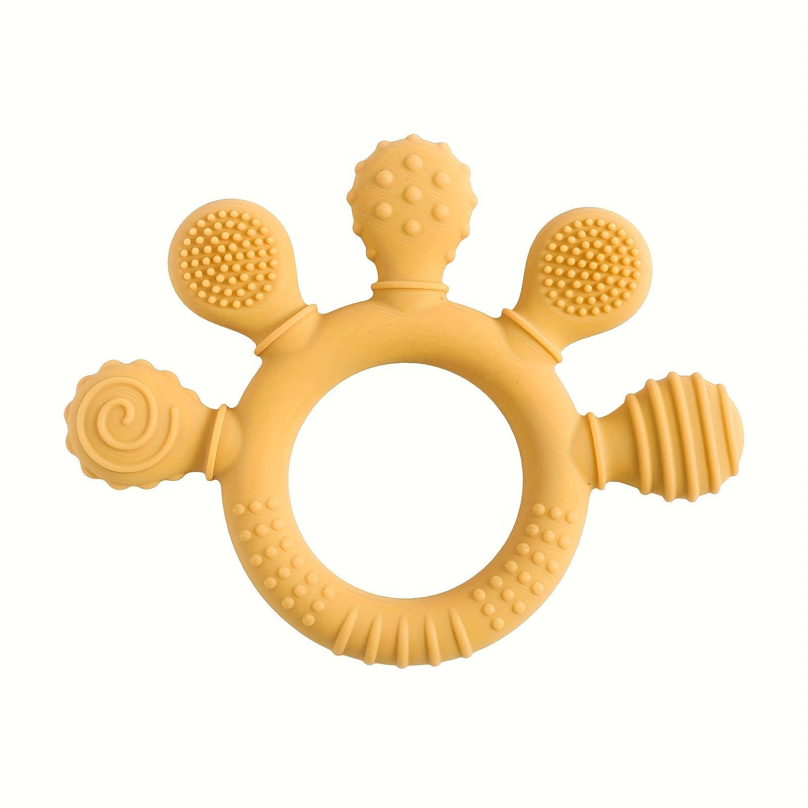 Baby Teething Toys, Baby Teethers, Food Grade Silicone Teethers, Baby Care Rings, Toys, Gifts For Kids, Newborn Accessories - Image 9
