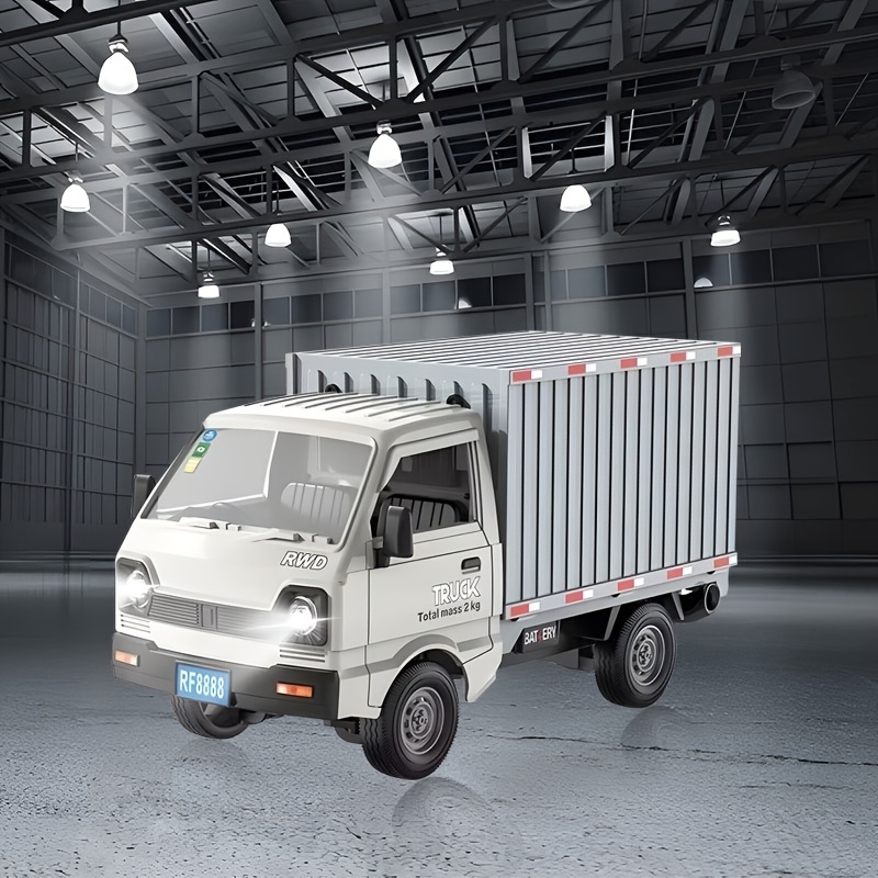 1:16 RC Remote Control Toy Truck, Construction Vehicle Transport Truck Transporter Toy Car Truck, ABS Material, Remote Control Power Toy With Light Sound, Perfect Gift For Boys And Girls - Image 4