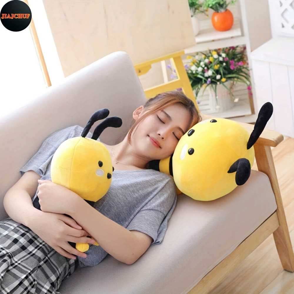 JIAJCHUF, Little Bee Plush Doll, Toy Gift, Holiday Gift, Two Little Bees Flying In The Flowers. - Image 6