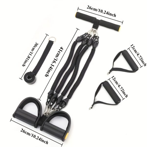 [Multifunctional Foot Puller] 1 Set, Multifunctional Foot Puller | Fitness Strap, Sit-Up Assistant, Universal Exercise Equipment for Hands, Legs, and Abdominal Muscles - Image 2