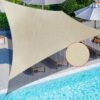 [UV Block Shade Sail] Heavy Duty Rectangle Curved Edge Sun Shade Sail 1pc | 95% UV Block Breathable Canopy with Easy Install - Patio Garden Backyard Outdoor Shade Cloth