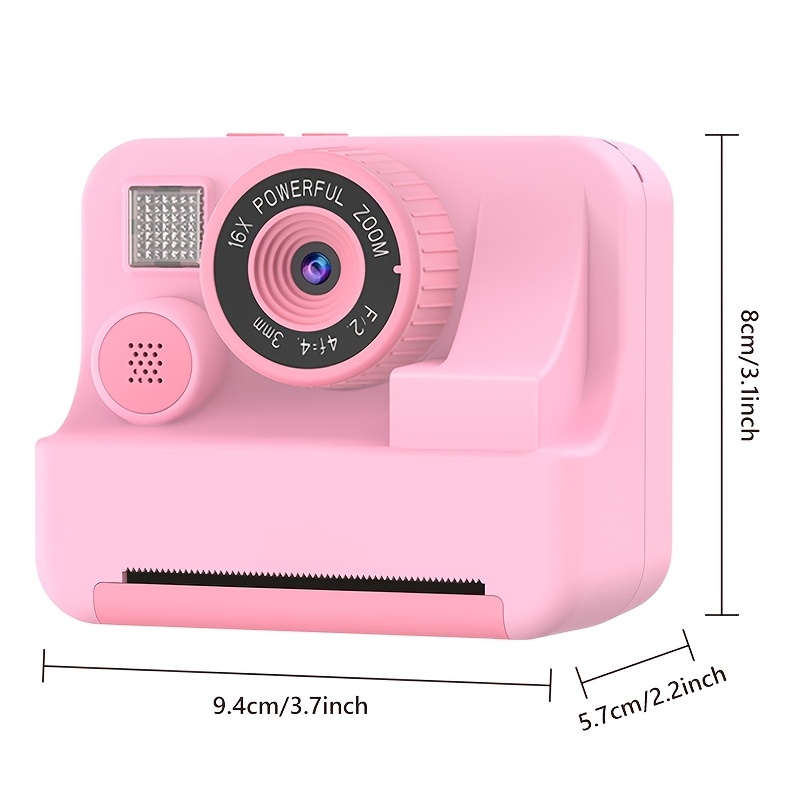 Kids Camera Instant Print Camera For Kids, Portable Camera That Print Photo, Instant Digital Camera For Kids Printing Camera Toy 3 4 5 6 7 8 9 10 Year Boy Girl Christmas Birthday Gift - Image 9