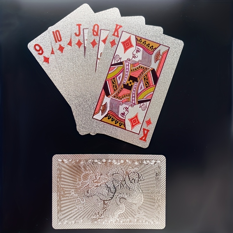 54 Waterproof Game Cards, Plastic Playing Cards - Ideal for Christmas, Halloween, Thanksgiving Gifts & Game Nights. Durable and Stylish, Perfect for Holiday Travel Gifts - Image 3