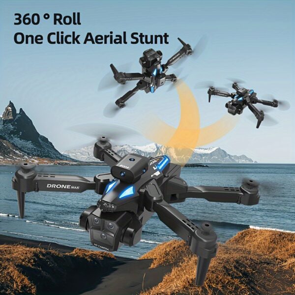 2025 C10 Professional Drone Toy, with Aerial Photography Three-Axis Gimbal, with App Control, FPV Real-time Video RC Quad-axis Toy Aircraft, Automatic Hovering,, Suitable for Festival Toy Gifts - Image 2