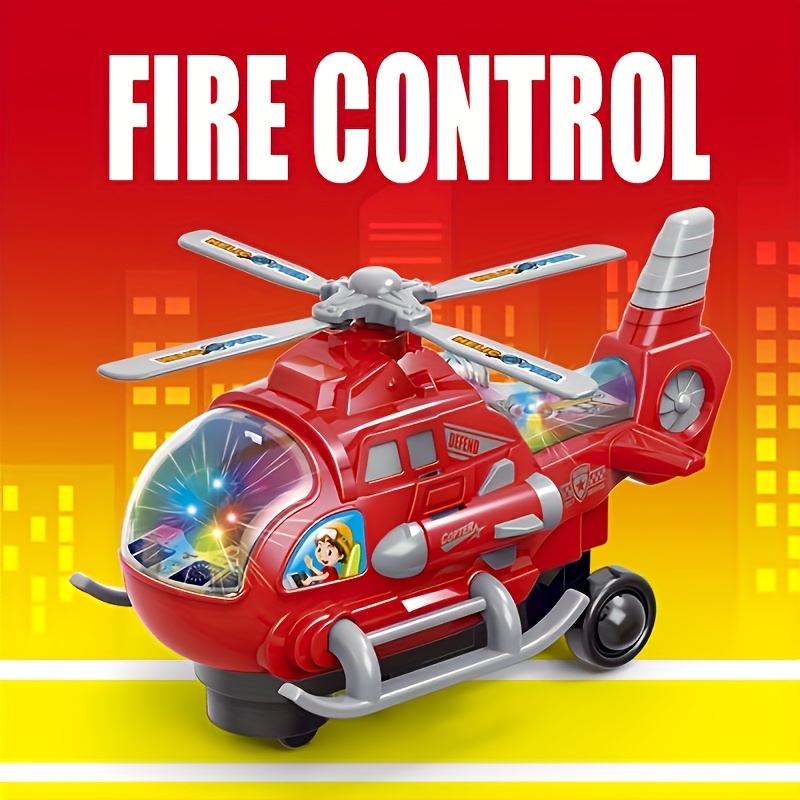 Electric Helicopter Toy for Youngsters with Lights and Music, 360° Rotation, Durable Plastic, Suitable for Boys and Girls, Ideal for Holidays and Playtime - Image 3