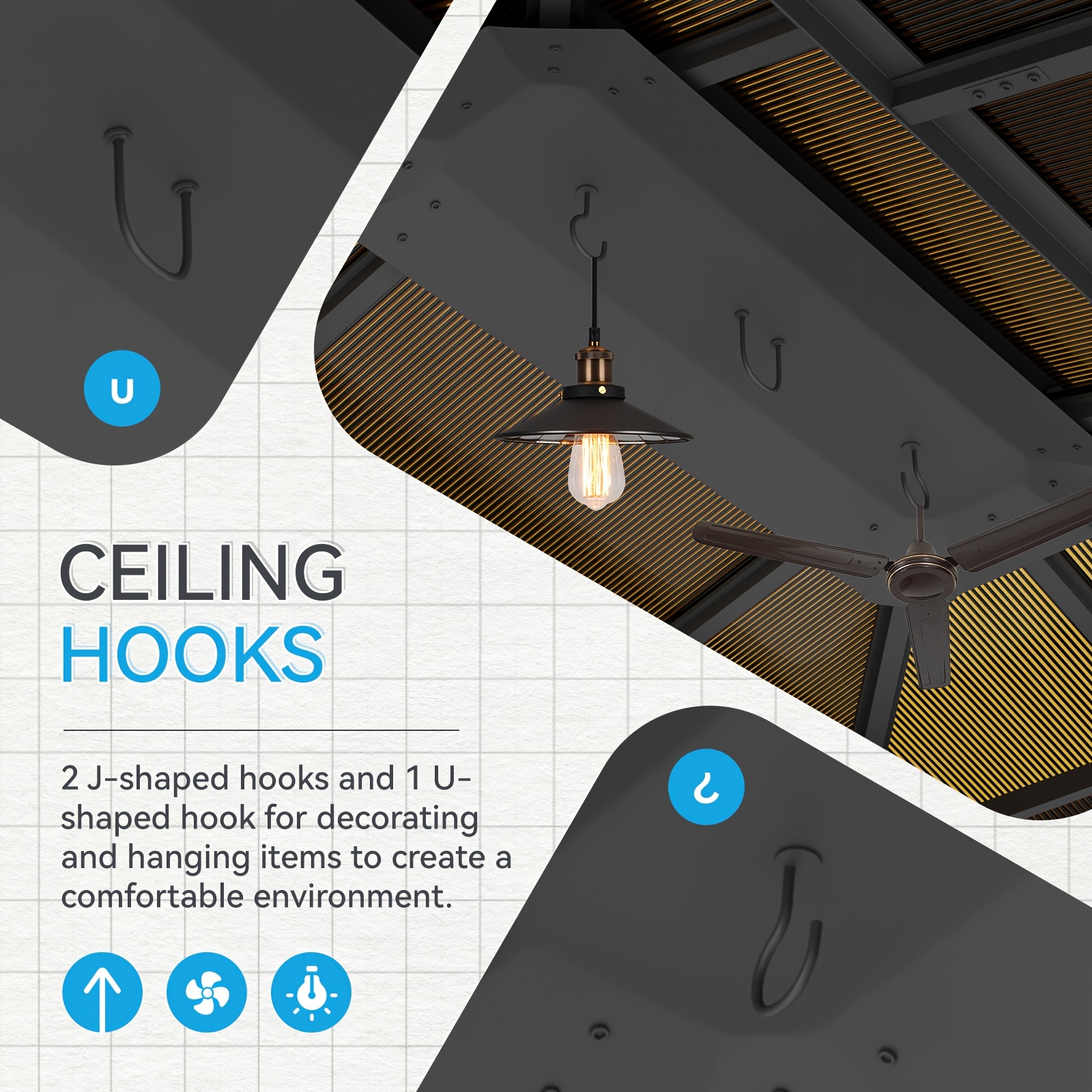 14'x12' Hardtop Gazebo for Patio, Outdoor Aluminum Gazebo with Double Roof, Curtains & Netting, Weather-Resistant Permanent Pavilion, Backyard Patio Furniture for Garden, Lawn, Deck (Gray) - Image 9