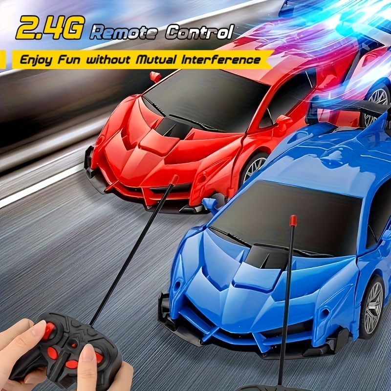Red Transforming Robot Car With LED Headlights, 2.4Ghz Remote Control, 360° Rotating Drift, One-Button Deformation, Cool Flashing Lights, Durable ABS Plastic, Perfect Gift For Boys And Girls - Image 10