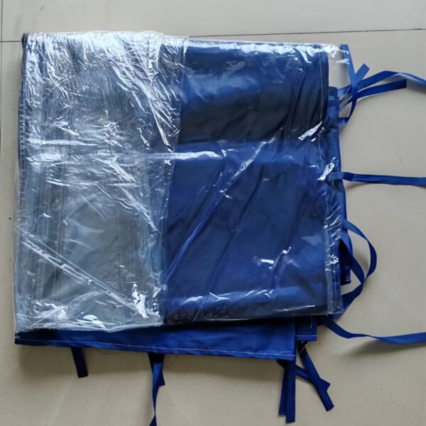 [1pc Folding Fence Cloth] 1pc Four Corner Sunshade Folding Fence Cloth, Four Side Thick Transparent Paulin | New Choice for Outdoor Life, Creating a Comfortable Leisure Space - Image 5