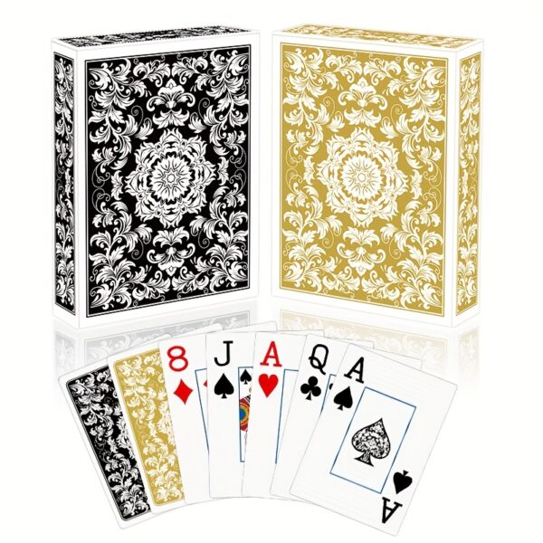 Playing Cards: Classic Pattern Playing Card Set, Durable Poker Set, Large Font for Adult Senior Playing Cards, Suitable for Party Entertainment and Card Games