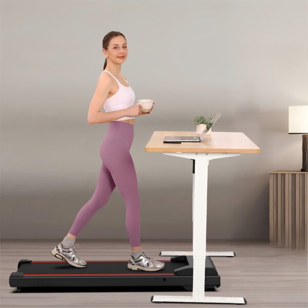 Walking Pad, Quiet Under Desk Treadmill, Portable Walking Pad Treadmill, 2.5 HP Brushless Motorized Treadmill, Walking Jogging Machine for Home&Office - Image 5