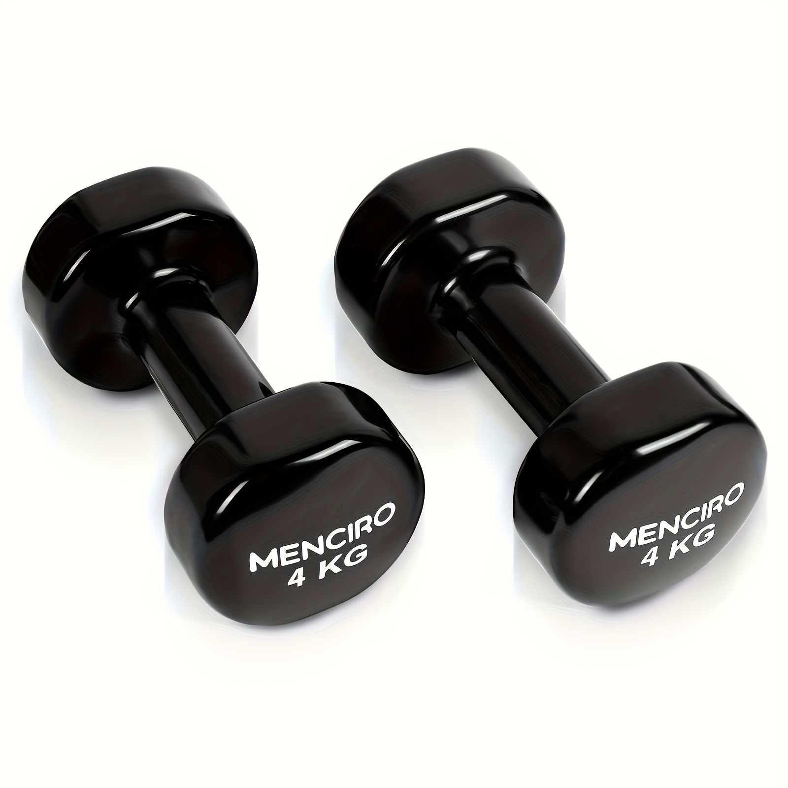MENCIRO Fixed Dumbbells Set - Iron Home Gym Equipment for Full Body Strength Training, Muscle Building - 1kg, 2kg, 3kg, 4kg, 5kg Options Available - Image 5