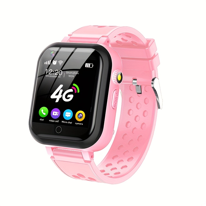 4G Kids Smart Watch with GPS Tracker, Voice/Video Call, WiFi, SMS, Pedometer, Alarm, Safe Wristphone for Boys & Girls Ages 3-16, Birthday Gift - Image 9