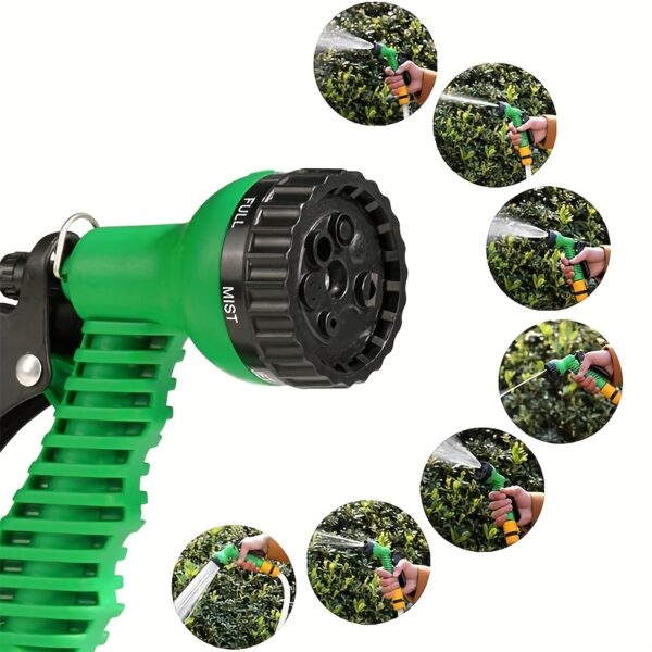 [Portable Sprayer] SPRAVER 1.3/2 Gallon High-Pressure Sprayer | Portable Camping Shower with 7 Spray Modes, Removable Hose & Shower Head - Ideal for Outdoor Travel, Hiking, and Pet Bathing - Orange Plastic Design - Image 10