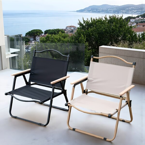 Garden, Lawn & Gardening > Outdoor Furniture > Garden Set > Adjustable Folding Lounge Chair for Outdoor Patio Leisure, Camping, Hiking Metal Chairs, No Assembly Required, Space-Saving with Medium and Large Sizes, Four-Position Adjustable Folding Lounger - Image 10