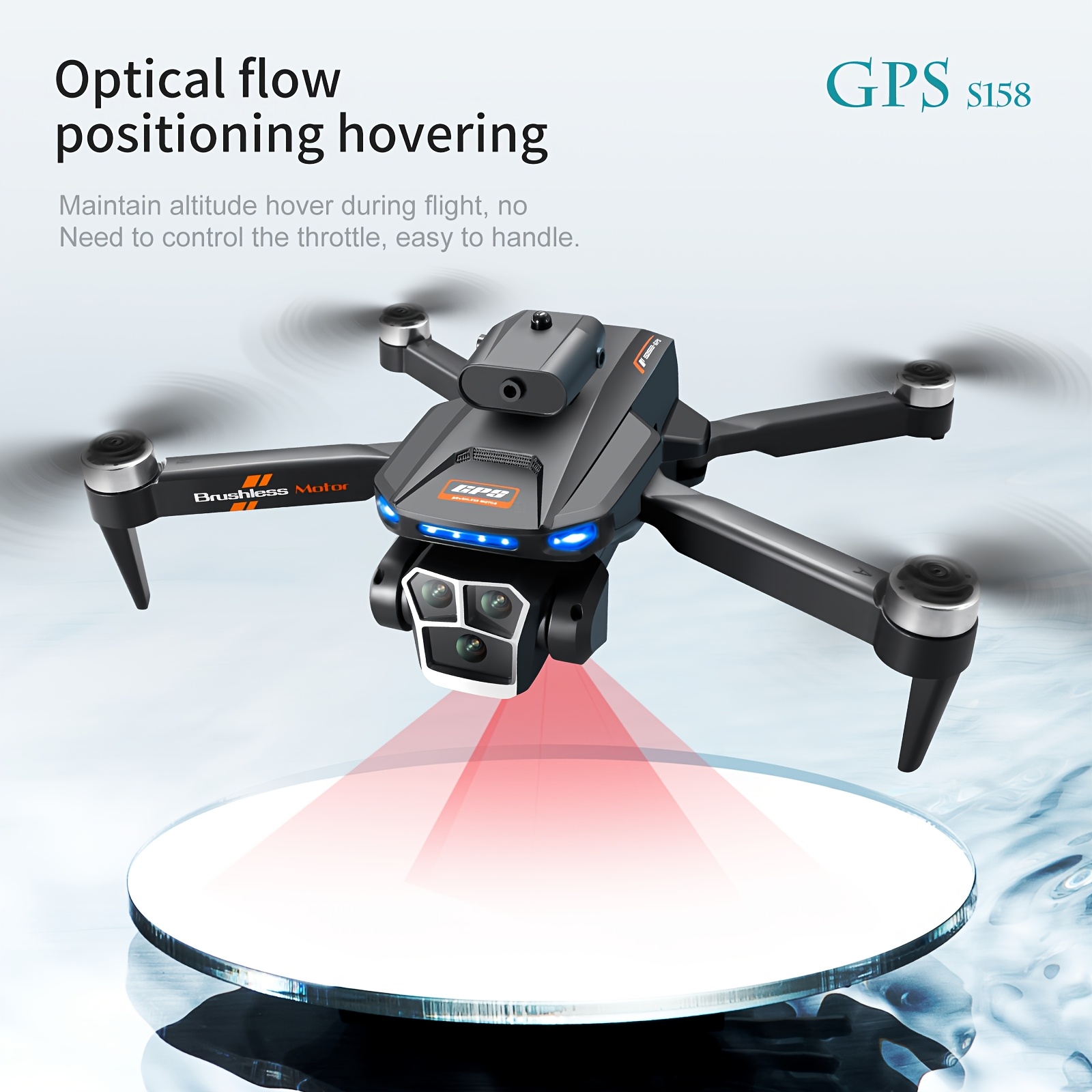 GPS Drone With 4K Camera For Adults Beginner, 42Min Flight Time 2 Batteries, Optical Flow, 5G Transmission Foldable FPV RC Quadcopter Brushless Motors, No Obstacle Avoidance, GPS Auto Return Home, Intelligent Follow Me Christmas Halloween Gifts - Image 2