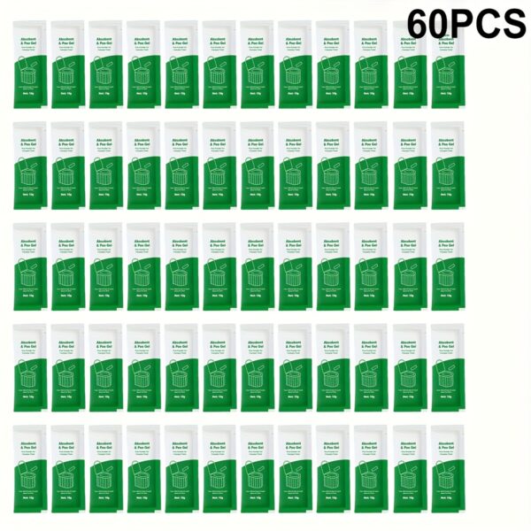 [Portable Toilet Gel] 30/60 Packets Portable Toilet Gel - Deoxyribonucleic Acid (DNA) & Water, 0. Protein Powder, 0. Collagen - Hypoallergenic, 50x Coverage, 30g Gel Powder for Camping, Hiking, Emergency Outdoor Toilet, Camping Toilet, Hiking Essentials, Portable Gel Powder, Collagen Powder - Image 3