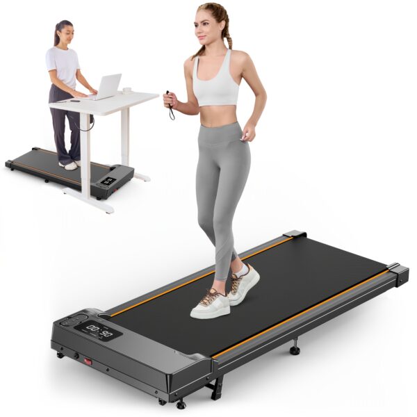 [2-in-1 Walking Pad] 2.5HP 2-in-1 Portable Under Desk Walking Pad Treadmill | Lightweight Home Office Fitness Treadmill with Remote Control & LED Display, 265Lbs Capacity, Quiet, Stepping, Walking Training, Mother's Day Gifts - Image 11