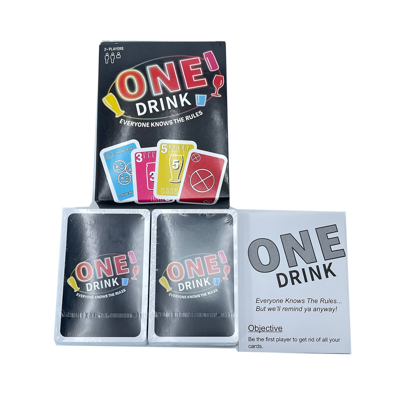 Ultimate Party Drinking Card Game - One Drink: Fun, Social, Interactive Game for Adults | Colorful Rules, Drink Cards | Perfect for Gatherings, Bars, Game Nights - Image 4