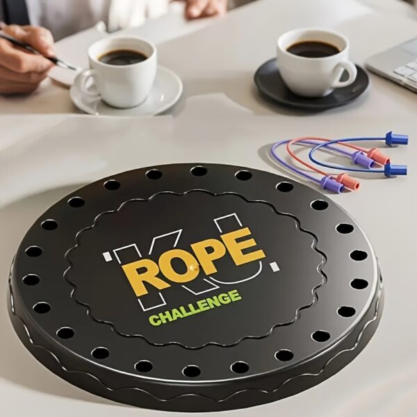 Colorful Rope Challenge Board Game - Enhances Logical Thinking & Creativity, Ideal for Teens & Family Fun, Perfect Gift for Valentine's Day, Thanksgiving, Christmas & New Year, Teen Puzzle Game | Strategy Game | Flexible Rope Pieces - Image 6