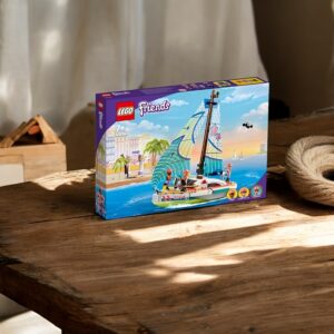 European Version, LEGO 41716 Stephanie'S Sailing Adventure Toy Boat Set, Creative Sailing Gift, Suitable for Holiday Gifts