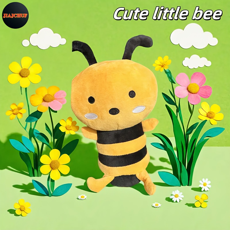 JIAJCHUF, Little Bee Plush Doll, Toy Gift, Holiday Gift, Two Little Bees Flying In The Flowers. - Image 7