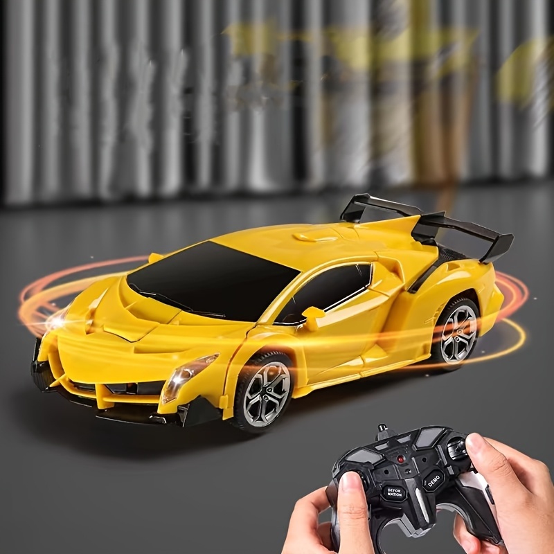 Remote Control Transforming Car-robot Toy, Electric Remote Control Robot Deformed Car, Car Model, Outdoor Sports Toy, USB Rechargeable Battery Christmas, Halloween, Birthday Gift - Image 2