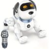 Zechuan Robot Dog, Interactive RC Puppy with Button Control, Floor-Mounted, Walk, Bark, Sing, Dance Functions, Educational Smart Toy, with No Battery Included for Kids, Ideal Gift for Christmas and Halloween