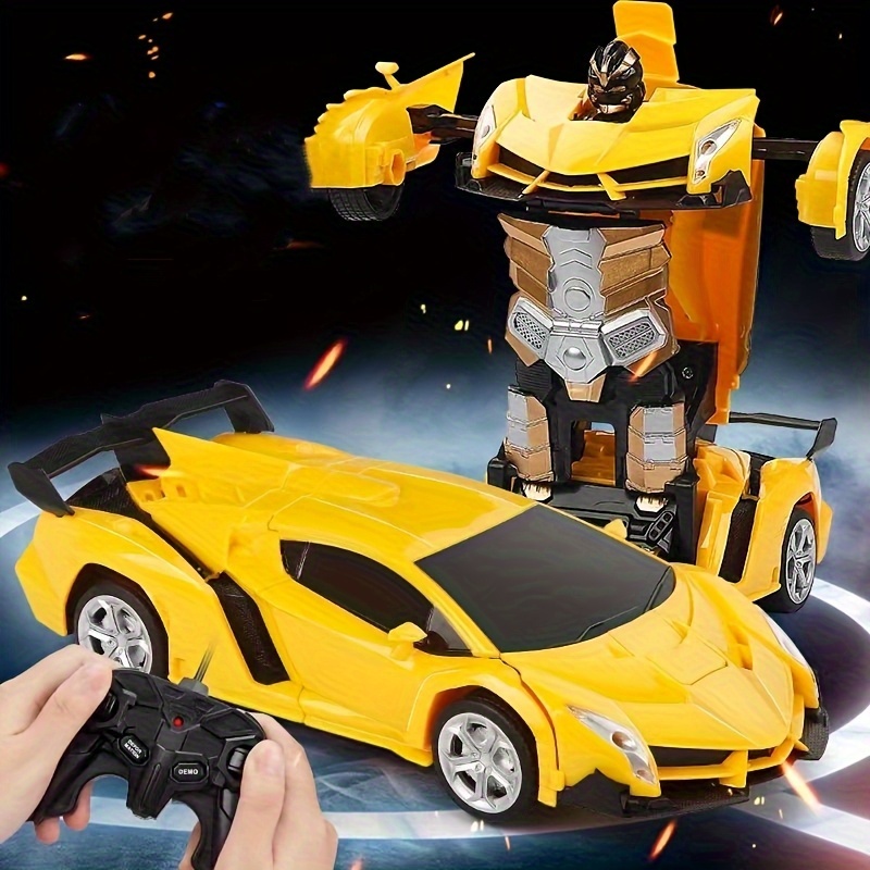 Remote Control Transforming Car-robot Toy, Electric Remote Control Robot Deformed Car, Car Model, Outdoor Sports Toy, USB Rechargeable Battery Christmas, Halloween, Birthday Gift - Image 11