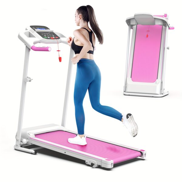 [FYC Portable Treadmill] 2.5HP FYC Foldable Portable Treadmill - Electric Motorized Running Machine with Heart Rate Sensor for Home Gym - Image 2