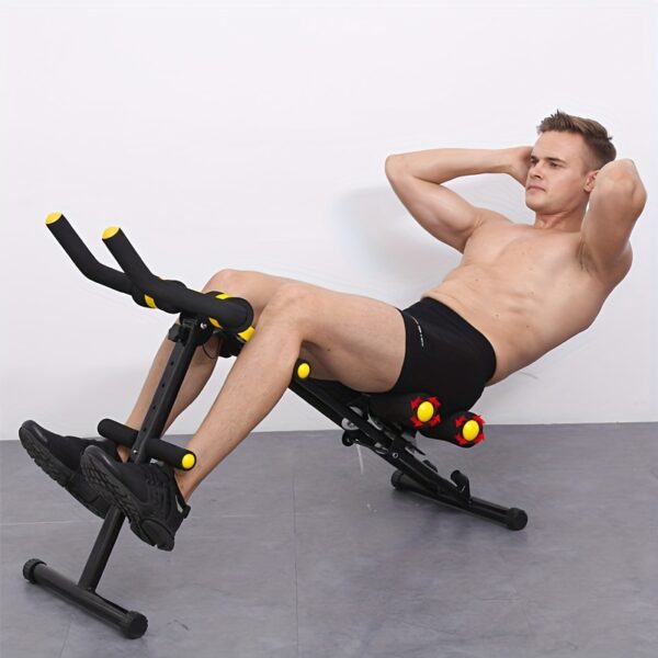 [Ab Trainer] Height Adjustable Ab Machine | Foldable Ab Workout Equipment For Home Gym, Ab Trainer Exercise Equipment For Abdominal Exercise And Strength Training - Image 6