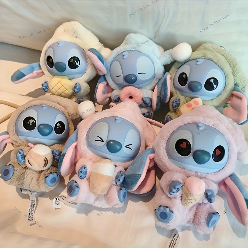 1pc Kawaii Stitch Doll Mystery Box - Car Book Bag Key Pendant Plush Doll Pendant Mystery Box - Cute Christmas Halloween Gifts - Image 4