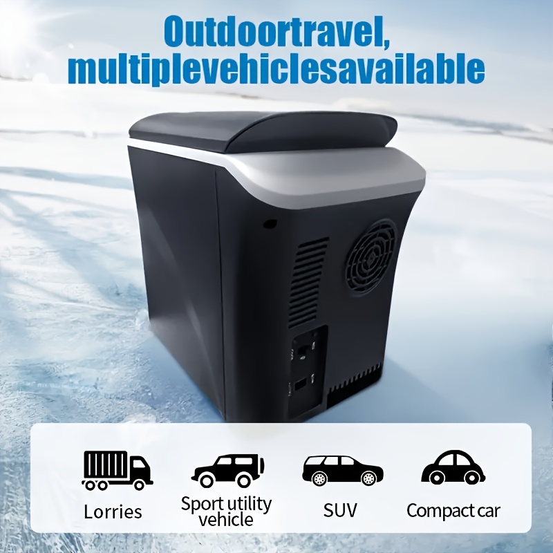 1.98gal Portable Fridge, 12 Volt Car Refrigerator with Cooler and Warmer, Fast Cooling Multifunctional Portable Freezer for Car, RV, Truck, Boat, Van, Travel, Outdoor Camping - Image 7