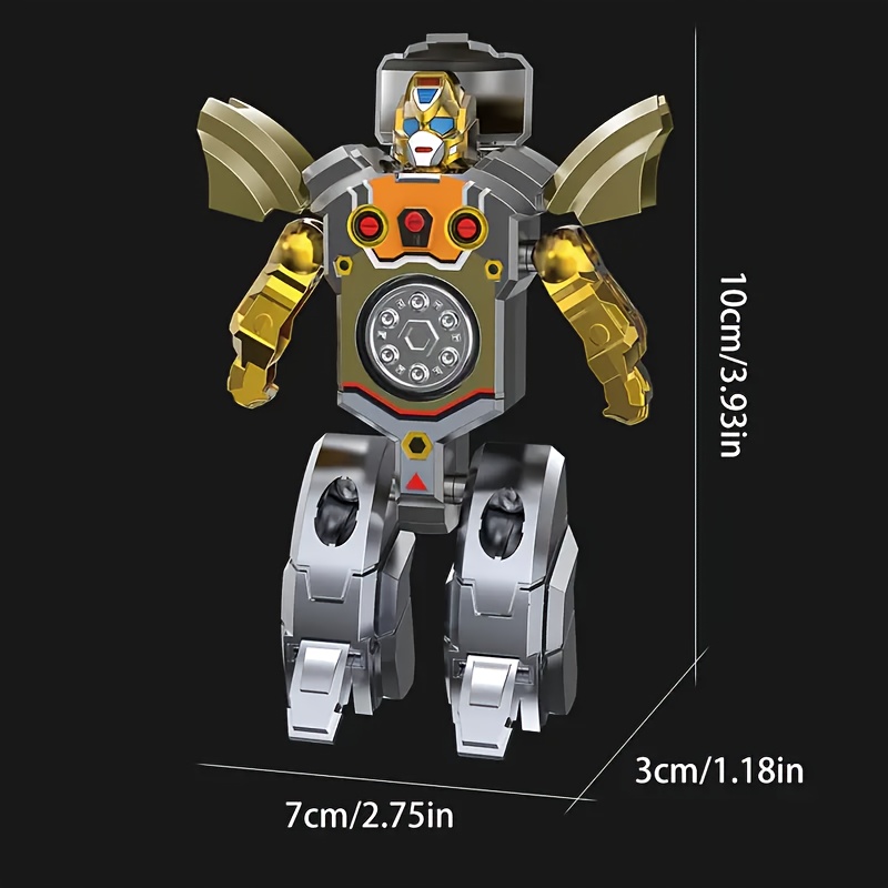 Fidget Spinner Creative Toy Transformers Spinner Transformable Autobot Desktop Ornaments Decompression Cool Creative Two-in-One Fidget Spinner Creative Birthday Gift - Image 4