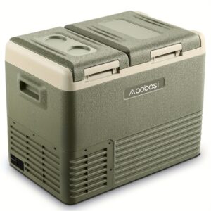AAOBOSI 12 Volt Car Refrigerator 32 Quart (7.93gal) RV Portable Refrigerator Freezer Car Fridge Cooler Electric Compressor Cooler 12/24V DC Travel Refrigerator