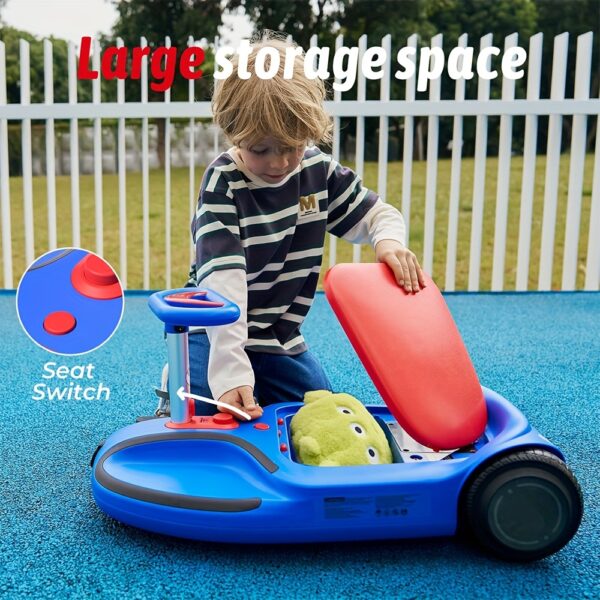 24V 2A High-Speed Motor with 180W Power, 8 Mph Speed with Sturdy 6.5 Inch Road Tires, Charge Time Of 1-2 Hours, Ideal for Children Up to 132.28LB. - Image 8