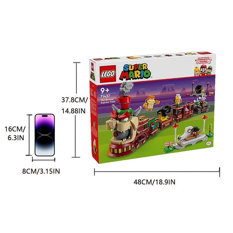 Building Block 71437 Super Mario The Bowser Express Train Toy Set, Nintendo Boys, Girls, And Gamers Birthday Gifts, Children's Mario Toys - Image 3
