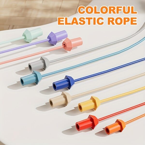 Colorful Rope Challenge Board Game - Enhances Logical Thinking & Creativity, Ideal for Teens & Family Fun, Perfect Gift for Valentine's Day, Thanksgiving, Christmas & New Year, Teen Puzzle Game | Strategy Game | Flexible Rope Pieces - Image 7