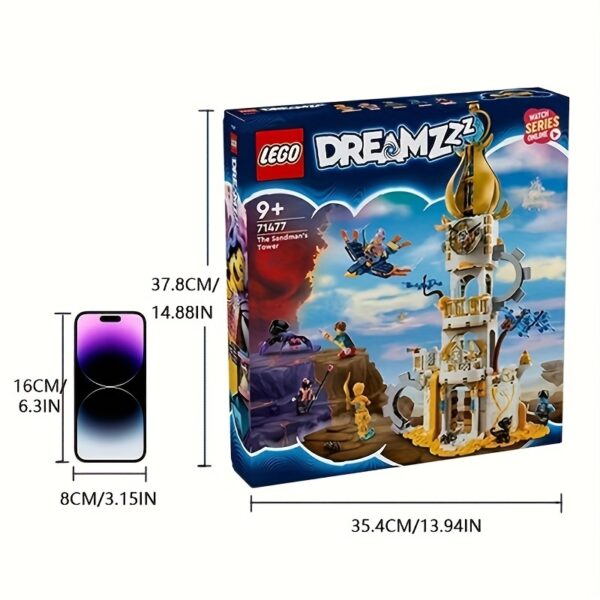 European Version, LEGO 71477 DREAMZzz 2-in-1 Sand Merchant Tower Castle Toy with Spider And Bird Statues - Image 3