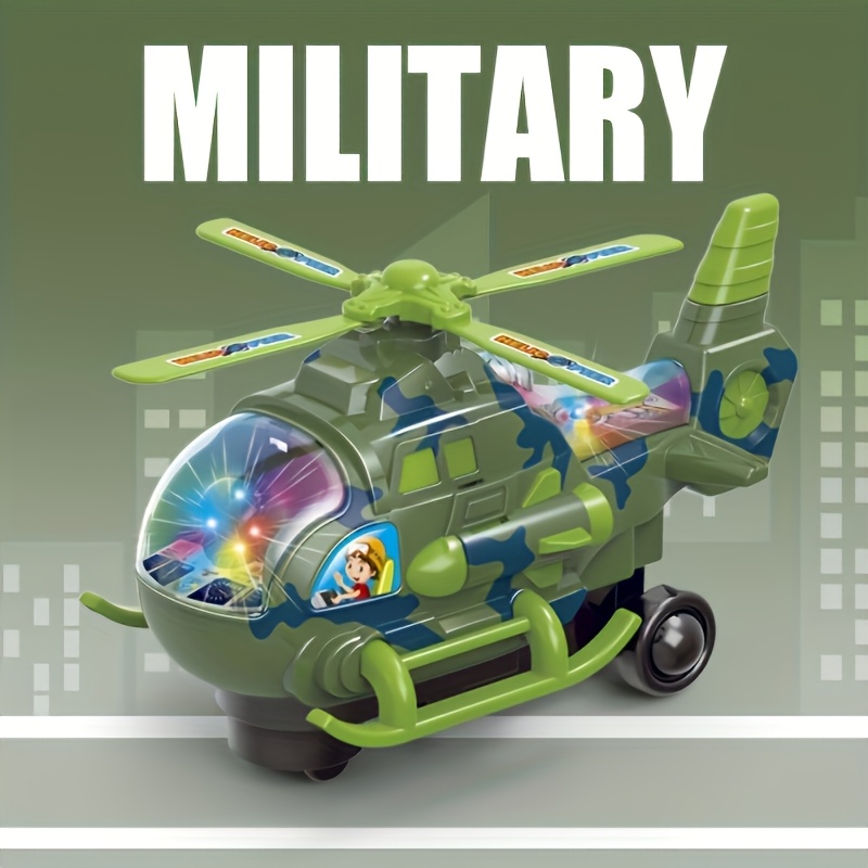 Electric Helicopter Toy for Youngsters with Lights and Music, 360° Rotation, Durable Plastic, Suitable for Boys and Girls, Ideal for Holidays and Playtime - Image 8