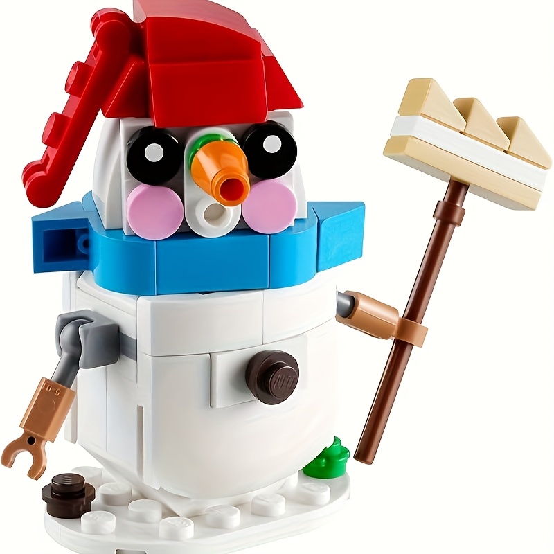 European Version, LEGO 30645 Creator Snowman, Building Block Toys Suitable for Children Aged 6 And Above, Holiday Gifts - Image 5