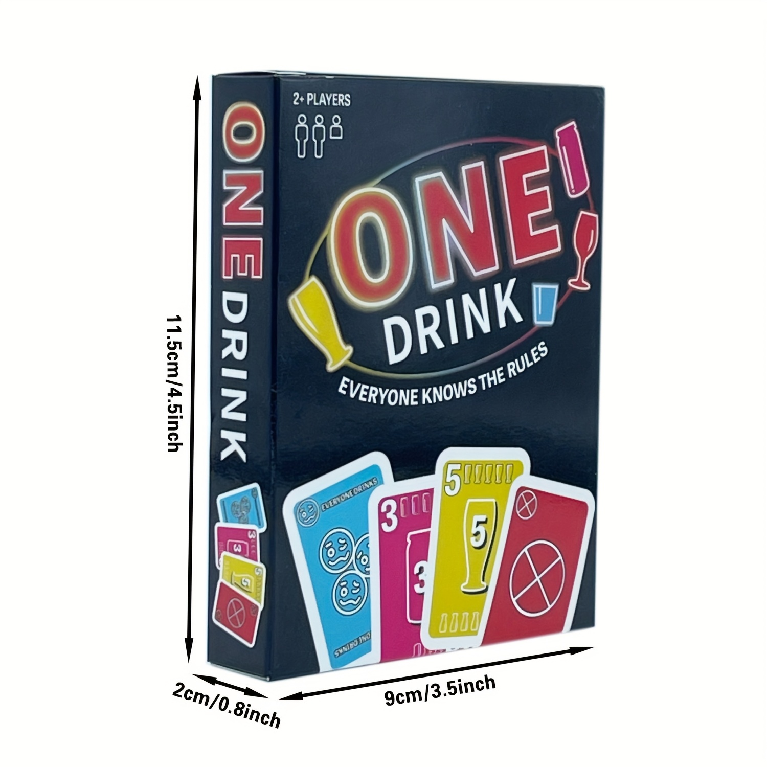 Ultimate Party Drinking Card Game - One Drink: Fun, Social, Interactive Game for Adults | Colorful Rules, Drink Cards | Perfect for Gatherings, Bars, Game Nights - Image 2
