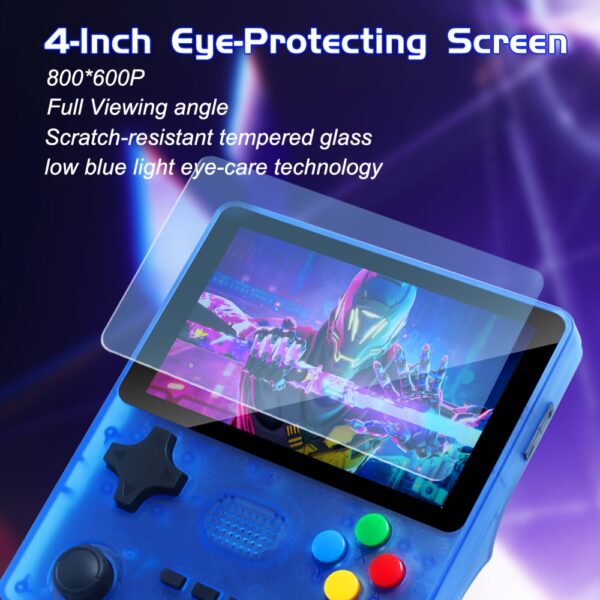 R39S Handheld Retro Game Console - 4.0 Inch IPS Screen, 7-Hour Work Time, Powerful & Flexible System with USB/Rechargeable Lithium Battery, Multiple Game Options for PC, PSP Style Gaming Console, Gaming Accessories, Playful Design, Durable Construction - Image 8