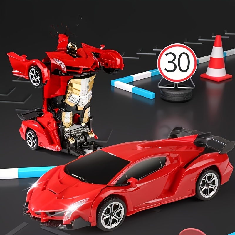 Remote Control Transforming Car-robot Toy, Electric Remote Control Robot Deformed Car, Car Model, Outdoor Sports Toy, USB Rechargeable Battery Christmas, Halloween, Birthday Gift - Image 9