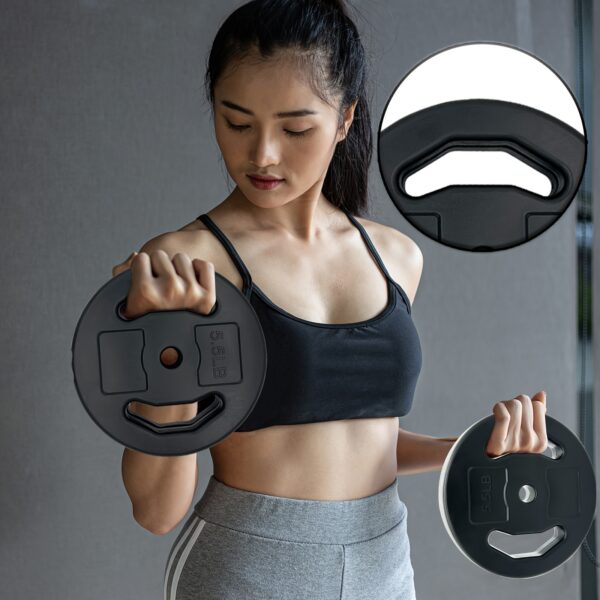 [Adjustable Barbell Weight Set] Multi-Color Adjustable Barbell Weight Set, PU Material - Ideal for Home and Gym Workouts, Gym Accessories, Free Weights - Image 2