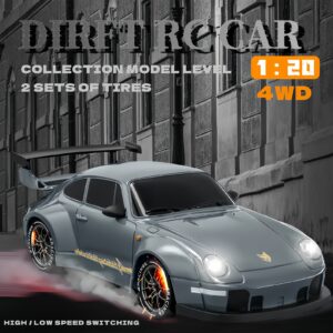 Remote Control Drift Toy Car, 1:20 Scale Racing Model Car, Children's Day Gifts, Collectible Ornaments, 2.4GHz 360 Degree Drift Car with Cool Lights, Toys for Kids Over 3 Years Old, Birthday Gift